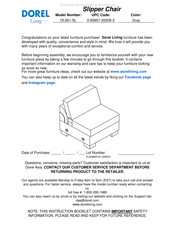 DOREL Living DL061-SL Instructions De Montage