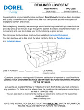 DOREL Living DL8676-LS Instructions De Montage