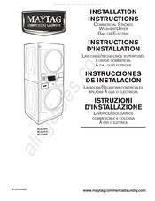 Maytag Commercial Laundry MLG20PD Instructions D'installation