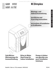Dimplex SIH 9TE Instructions D'installation Et D'utilisation