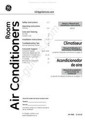 GE AEE18DQ Manuel D'utilisation Et Instructions D'installation