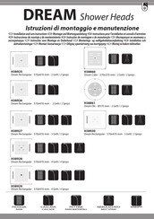 Bossini Dream H38926 Instructions Pour L'installation Et Conseils D'entretien