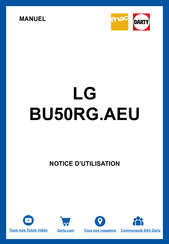 LG ProBeam DBU510RG-GL Manuel D'utilisation