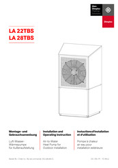 Glen Dimplex LA 22TBS Instructions D'installation Et D'utilisation