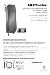 LiftMaster LJ8950W Manuel D'utilisation