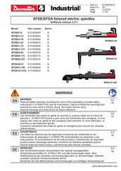 Desoutter EFDE43-15 Mode D'emploi