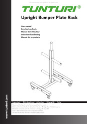 Tunturi Upright Bumper Plate Rack Manuel De L'utilisateur