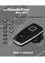 Mr Handsfree Blue Mini Mode D'emploi