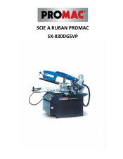 Promac SX-830DGSVP Mode D'emploi