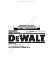 DeWalt DCS393 Guide D'utilisation