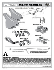 Yakima Mako Saddles Mode D'emploi