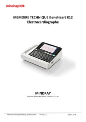 Mindray BeneHeart R12 Bulletin Technique