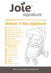 Joie litetrax 4 flex signature Manuel De L'utilisateur