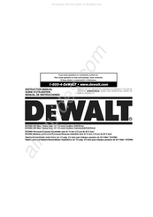 DeWalt DCD985 Guide D'utilisation