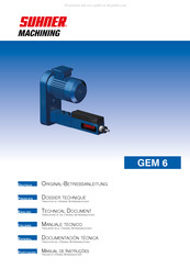 SUHNER MACHINING GEM 6 Dossier Technique