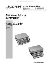 Kern CXB Serie Mode D'emploi