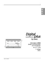 Lenz Digital plus LRB08 Information