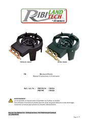 Ribimex RIBI LAND TECH PRF391/34 Manuel D'instructions Et D'utilisation