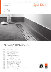 ESS Easy Drain Vinyl EDVIN-M2-35 Manuel D'installation