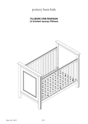 Pottery Barn Kids FILLMORE Instructions