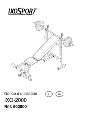 Striale ixosport IXO-2000 Notice D'utilisation