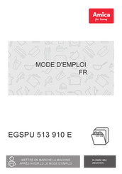 Amica EGSPU 513 910 E Mode D'emploi