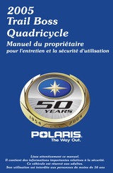 Polaris Trail Boss 2005 Manuel Du Propriétaire