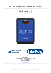 InterPuls ACR vers.4.3 Manuel D'instructions, D'utilisation Et De Maintenance