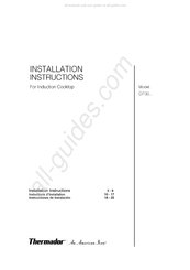 Thermador CIT30 Serie Instructions D'installation