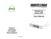 Para systems MINUTEMAN PRO1000RT2U Manuel D'utilisation