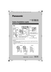 Panasonic KX-TG8411SL Guide D'installation Rapide