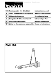 Makita DML184 Manuel D'instructions