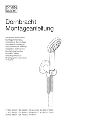 Dornbracht 28 450 832-FF 0010 Instructions De Montage