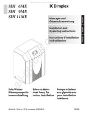 Dimplex SIH 6ME Instructions D'installation Et D'utilisation