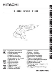 Hitachi G 13SD Mode D'emploi