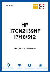 HP 17-CN2139NF Serie Manuel De L'utilisateur