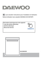 Daewoo DA1D5FI0FR Notice D'utilisation
