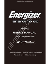 Energizer XP8000 Manuel De L'utilisateur