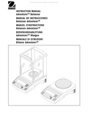 OHAUS Adventurer AR4130 Manuel D'instructions