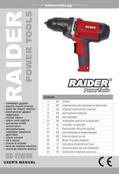 Raider RD-EIW06 Mode D'emploi