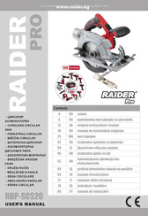 Raider Pro RDP-SCS20 Mode D'emploi