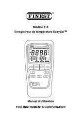 Finest EasyCal 315 Manuel D'utilisation