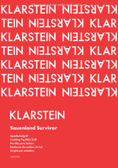 Klarstein Sauenland Survivor Mode D'emploi