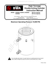 BVA Hydraulics HD20006 Manuel D'instructions