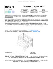 DOREL Living DL1008TFBB-2 Instructions De Montage