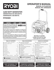 Ryobi RY903600 Manuel D'utilisation