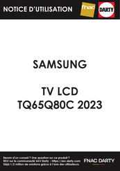 Samsung TQ65Q80C Manuel D'utilisation