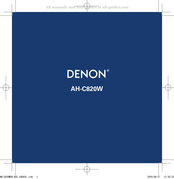 Denon AH-C820W Mode D'emploi