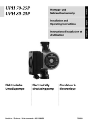 Dimplex UPH 70-25P Instructions D'installation Et D'utilisation