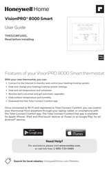 Honeywell Home VisionPRO 8000 Smart Guide De L'utilisateur